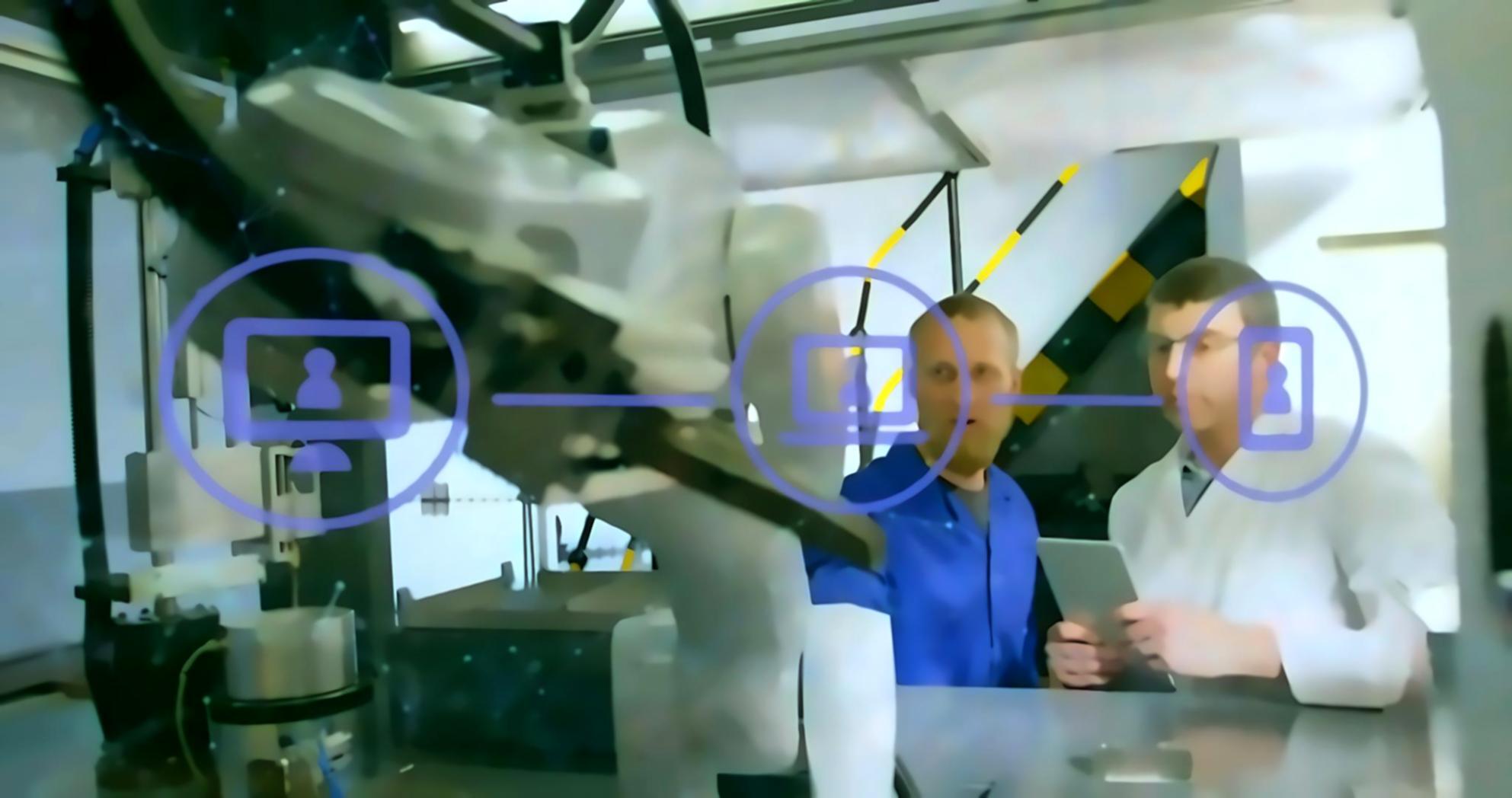 Interactive learning session with blockchain concepts visualization